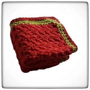 Christmas Crocheted Cotton Set of 2 Dishcloths